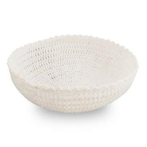 CONTENITORE TONDO COTONE RIGIDO BIANCO DIAM.21H7