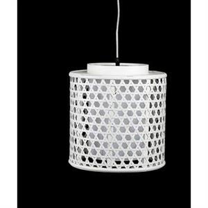LAMPADARIO TONDO BIANCO  DIAM.28H30