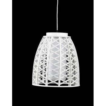 LAMPADARIO TONDO BIANCO diametro cm 31x34,5 h