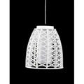 LAMPADARIO TONDO BIANCO diametro cm 31x34,5 h
