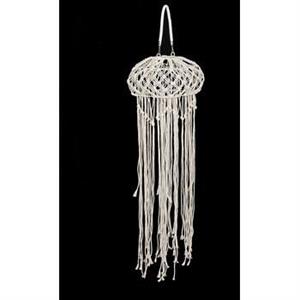 LAMPADARIO FERRO E CORDA NATURALE DIAMETRO. cm 23 x h15/95