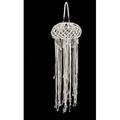 LAMPADARIO FERRO E CORDA NATURALE DIAMETRO. cm 23 x h15/95