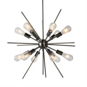 LAMPADARIO SILVER 12 LUMI lampade LED incluse DIAM.70H70