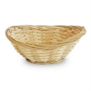 PORTA PANE BAMBOO OVALE CM.15X12XH5