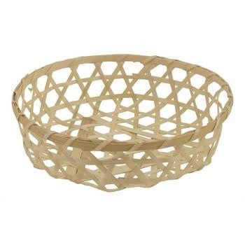 CESTO TONDO BAMBOO TRAFORATO dia. cm 22 x 16 h 