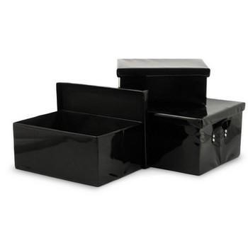 SCATOLA RETT PVC NERA