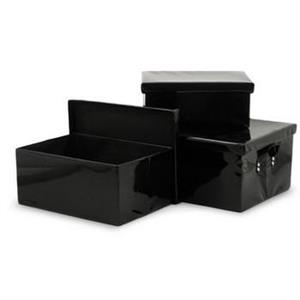 SCATOLA RETT PVC NERA