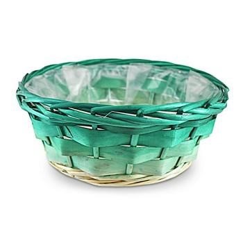 PORTA VASO LEGNO SFUMATO VERDE DIAM.32H13 