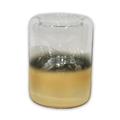 VASO VETRO SFUM. ORO D.17H24