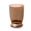 VASO VETRO AMBRA D.14H20