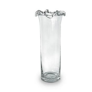 VASO VETRO TRASPARENTE DIAM.16H41