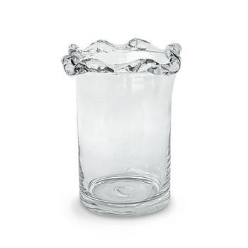 VASO VETRO TRASPARENTE DIAM.17H20