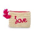 BORSA POCHETTE PAGLIA NAT LOVE