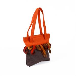 BORSA DONNA ARANCIONE BASSA