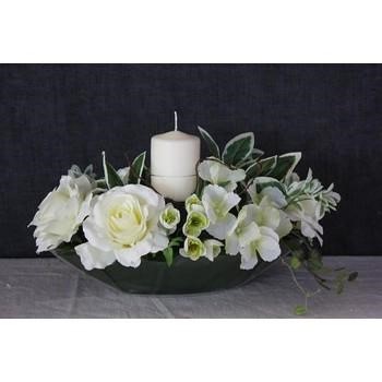 COMPOSIZIONE VASO&FIORI BIA H20