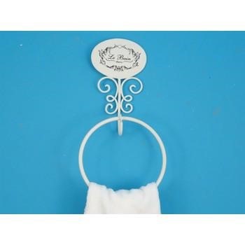 PORTA SALVIETTE 1P FERRO CREMA LE BAIN