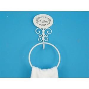 PORTA SALVIETTE 1P FERRO CREMA LE BAIN
