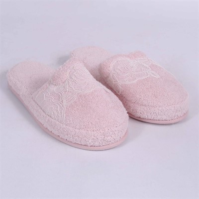 CIABATTE ROSA+COPPIA ASCIUGAMANI ROSA