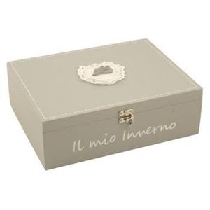 SCATOLA INVERNO GRIGIA CM.30X24H9.5