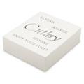 SCATOLA CUTLERY LEGNO BIANCO