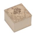 SCATOLA BIANCA QUADR.COP.TES.FIORI CM.10X10H8.5