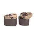 SCATOLA REGALO CUORE MARRONE