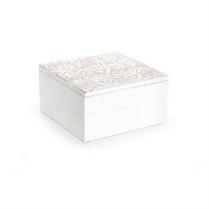 SCATOLA RETT LEGNO DECO