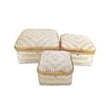 SCATOLA BAMBOO CM.33X33H15/26X26H14/23X23H13