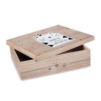 SCATOLA LEGNO GATTO