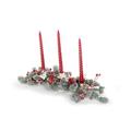 PORTA CANDELE 3 P. (3CAND ROSSE INCL.)