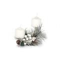PORTA CANDELE 2 P. (2CAN CAND BIA INCL.)