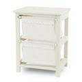 CASSETTIERA DA ASSEMBLARE 2 CASS.BIANCA CM.38X28H49