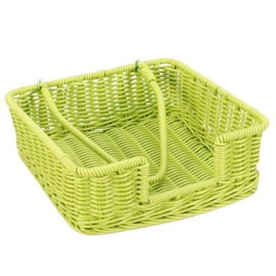Portatovaglioli lime in pvc 18x18H7