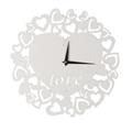 OROLOGIO A MURO CUORE BIANCO