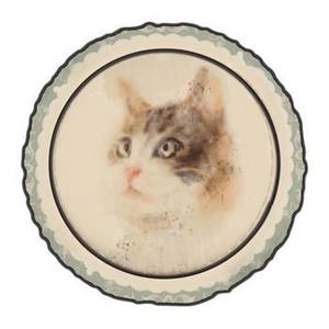 CUCCIA TAPPETO GATTO TESSUTO TONDA