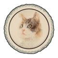 CUCCIA TAPPETO GATTO TESSUTO TONDA