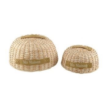 COPRIVIV.TONDO VIM WHITE WASH FOD.BEIGE