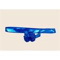 COCCARDE LARGHE 5CM METALL BLU (50xCONF