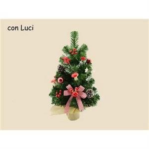 DECO NATALIZIA ALBERO CON LUCI