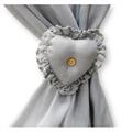 FERMATENDA  CUORE GRIGIO CM.11X11