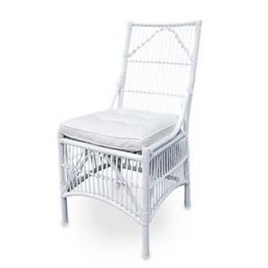 SEDIA BAMBOO BIANCO CON CUSCINO CM.53X62H45/105