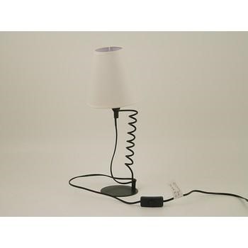 LAMPADA FERRO NERO MOLLA H41