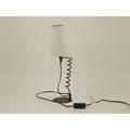 LAMPADA FERRO NERO MOLLA H41