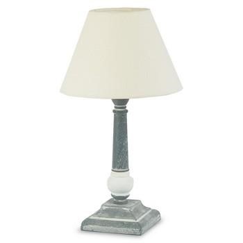 LAMPADA GRI./BIA.CAPP.TESS.BIANCO D.22.5H40