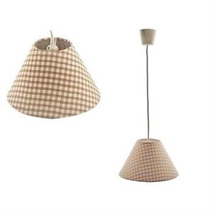 LAMPADA D'APP. CAPP BEIGE QUADRETTI