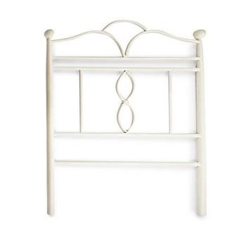 TESTIERA (LETTO SINGOLO) FERRO BIANCA CM.90H120