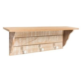 MENSOLINA LEGNO WW 3 POMELLI CM.43X10X15