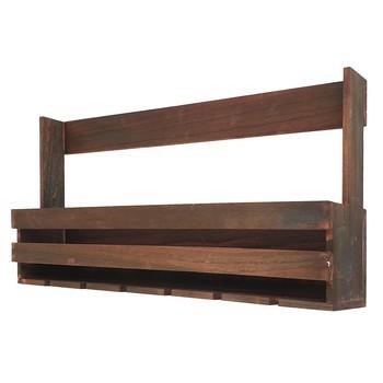 MENSOLA PORTA BOTTIGLIE E CALICI CM.70X12H35