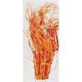 MAZZO STELI IRREGOLARI ARANCIO CM 100