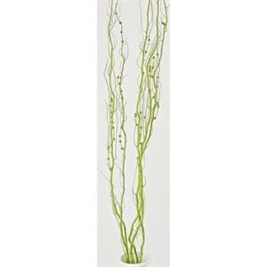 MAZZO SALICI PERLE VERDE 5pz X MAZZO CM 150